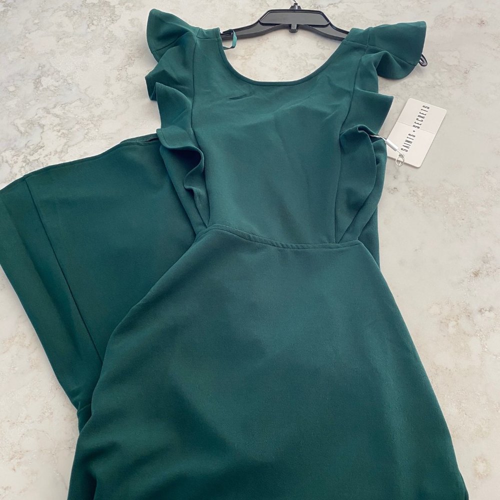 Green cocktail dress, NWT - Picture 7 of 9